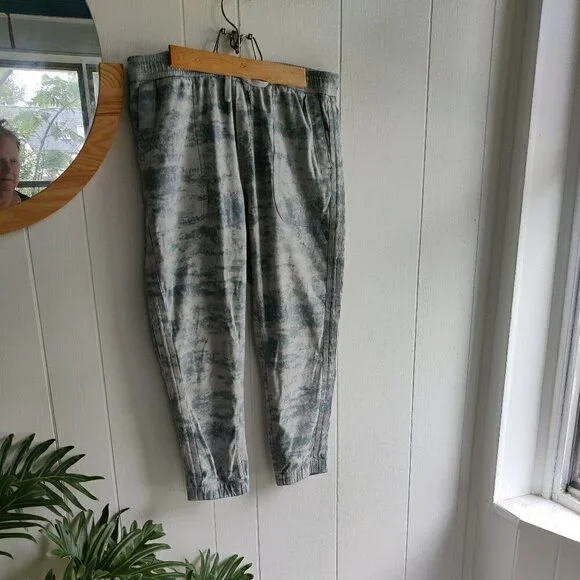 Athleta Farralon Jogger Fog Camo Coast Grey Sweatpants - Picture 4 of 5
